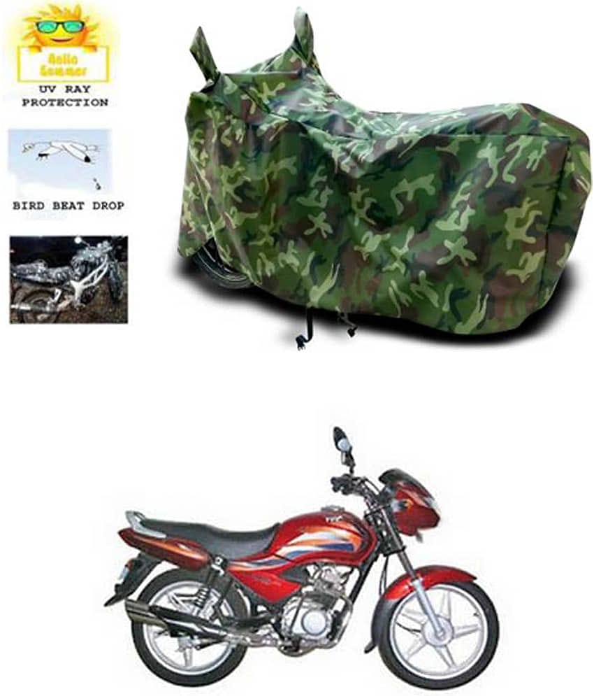 RONISH Bike Body Cover for TVS Victor GLX ( Pack of 1 ) , Multicolour