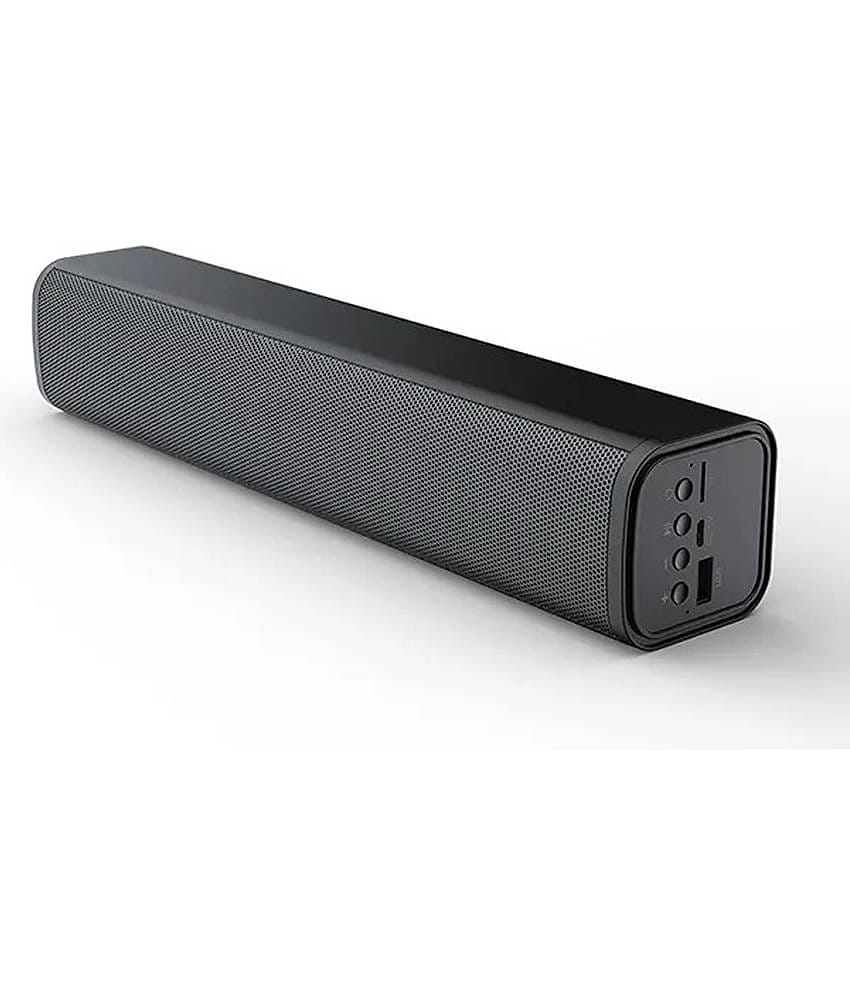 VERONIC SOUNBAR 10 W Bluetooth Speaker Bluetooth V 5.1 with USB,SD card Slot,Aux Playback Time 10 hrs Black