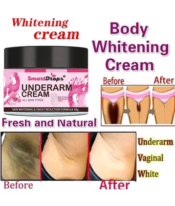 Smartdrops Underam Whitening Skin Brightning Cream Hand Cream 50 g - Pack of 1
