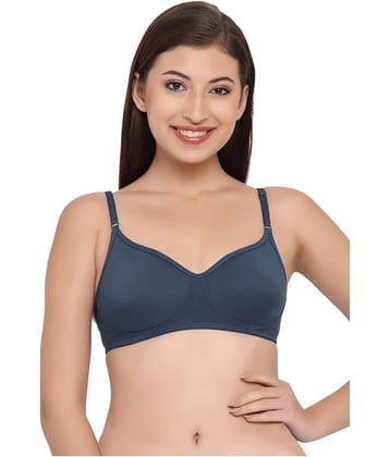 Clovia Cotton Everyday Bra - Navy