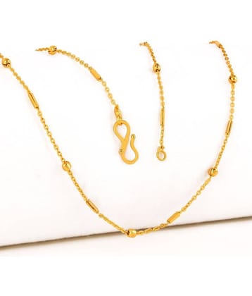 FASHION FRILL Gold Plated Brass Chain ( Pack of 1 )