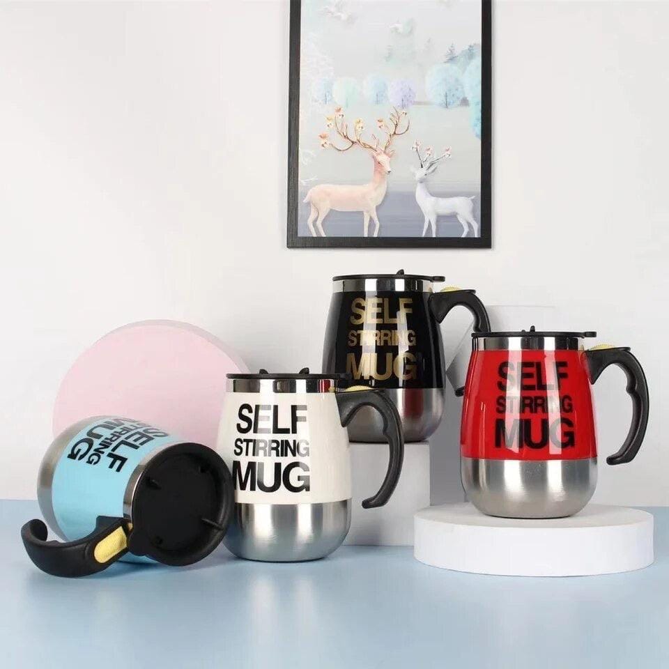 SELF STIRRING MUG-Red