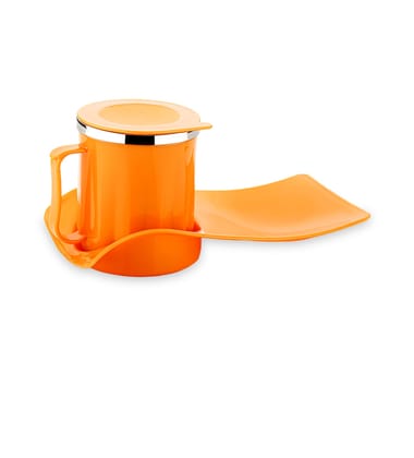 Unicorn Plastic Mug With Tray |Multicolor |Mug with Lid |Use for Breakfast & Portable