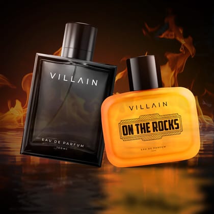 Villain Classic Black & On the Rocks EDP Combo