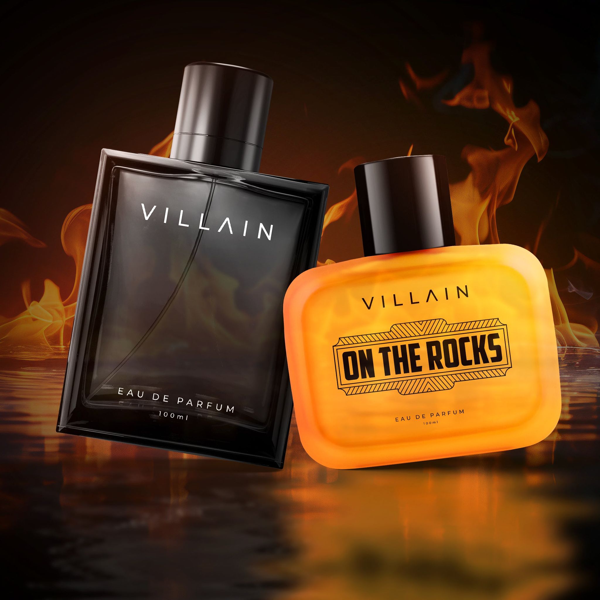 Villain Classic Black & On the Rocks EDP Combo