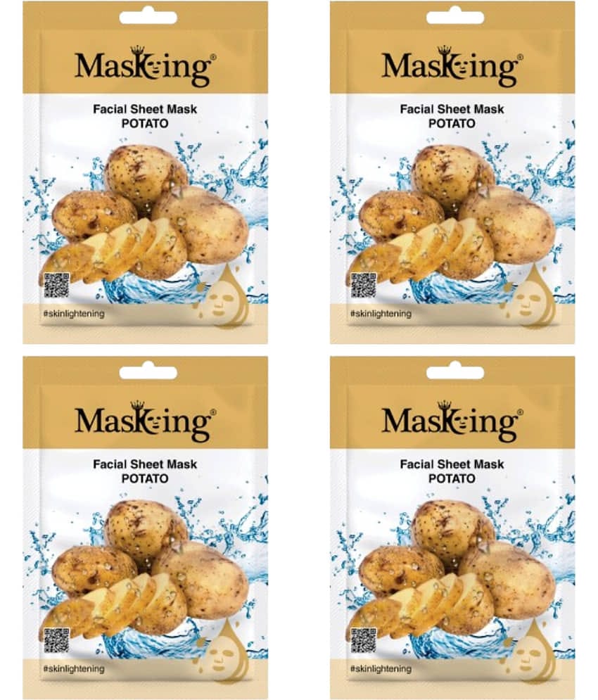 Masking - Fairness Sheet Mask for All Skin Type ( Pack of 4 )