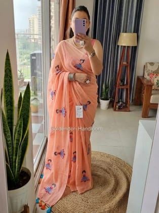 120 COUNT MULL COTTON SAREE
