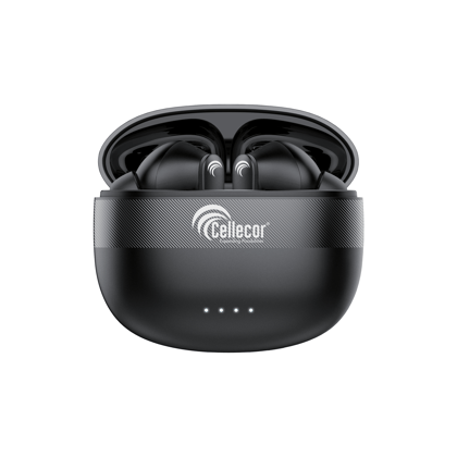 Cellecor BroPods CB03 Waterproof Earbuds With 30 Hours Playtime, Automatic Pairing, ENC Bluetooth-Black