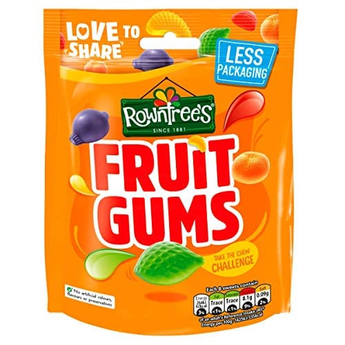 Nestle Rowntrees Fruit Gum, 120 gm