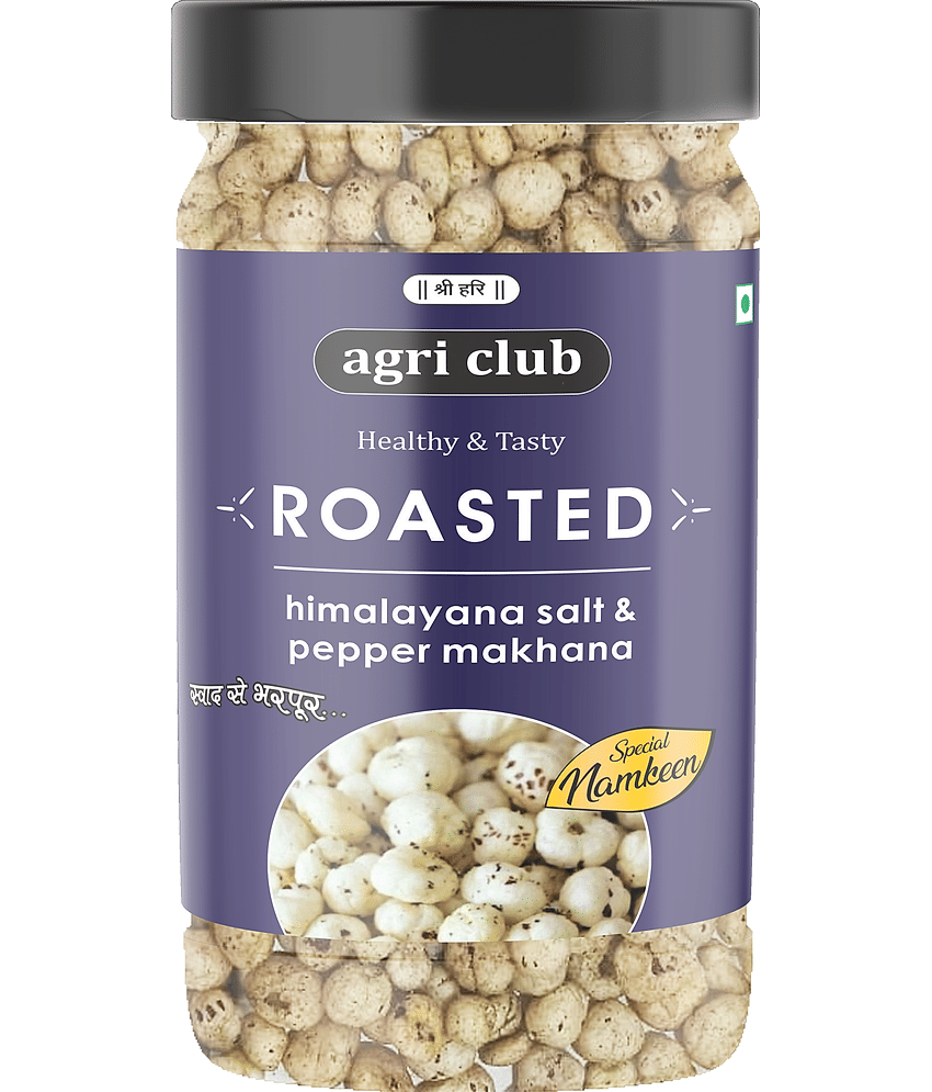 Agri Club Roasted Himalayana Salt & Pepper Makhana (200g)