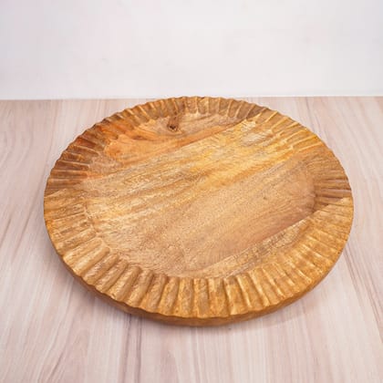 Wooden Swivel Stand - PARAM-Brown