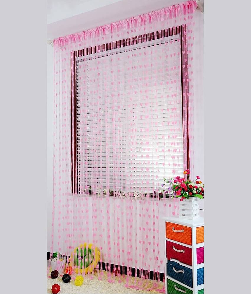 PINDIA Single Door Solid String Curtain