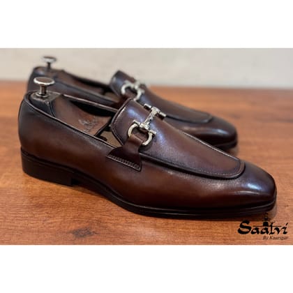 Brown Horsebit Loafers H-UK5/US6/EU39