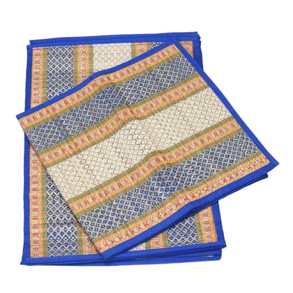Handloom Madhurkathi Table Mat Set - Elegant Cotton Weave, Perfect for Dining & Home Decor, 12x17 & 12x50 Inches