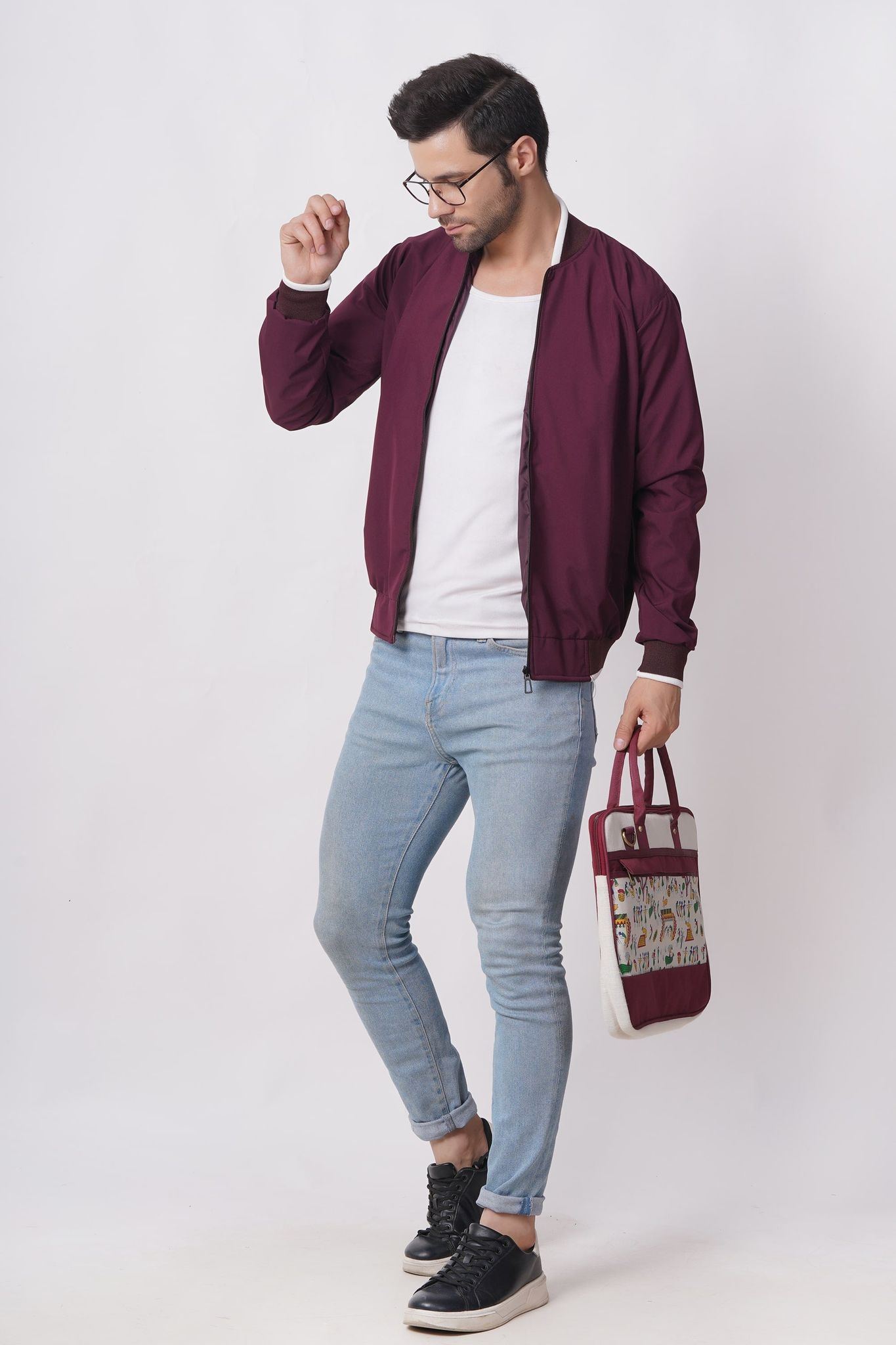 BOMBER WINE JACKET
