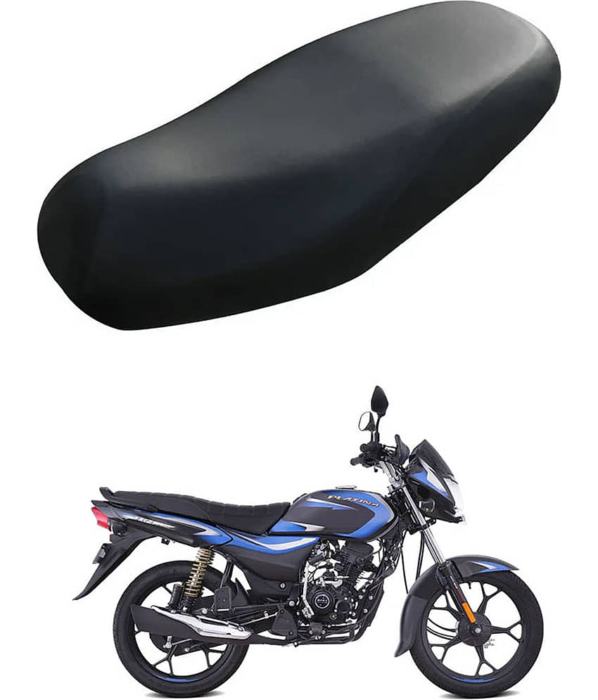 RONISH Bike/Scooty Seat Cover Black For Bajaj Platina 110