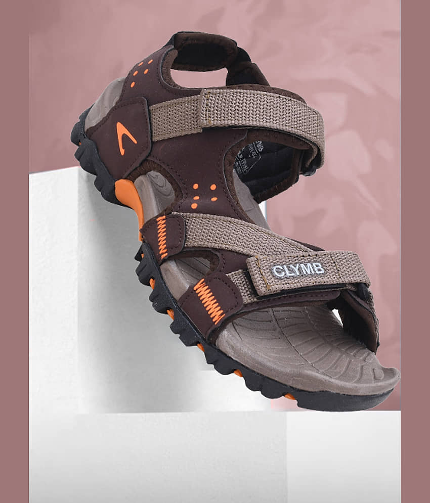 Clymb - Brown Men's Sandals
