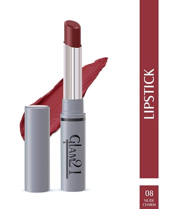 Glam21 Long Lasting NonTransfer Lipstick Creamy Matte Formula matte finish 2.8g Give Me Red-03