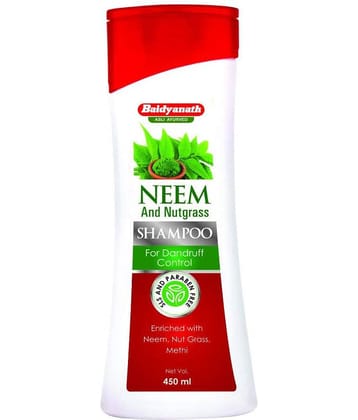 Baidyanath Neem And Nutgrass Hair Shampoo Liquid 450 Ml