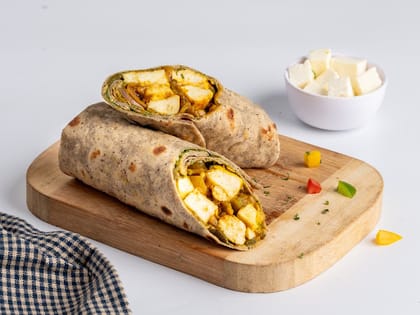 Paneer Kathi Roll - Protein Rich