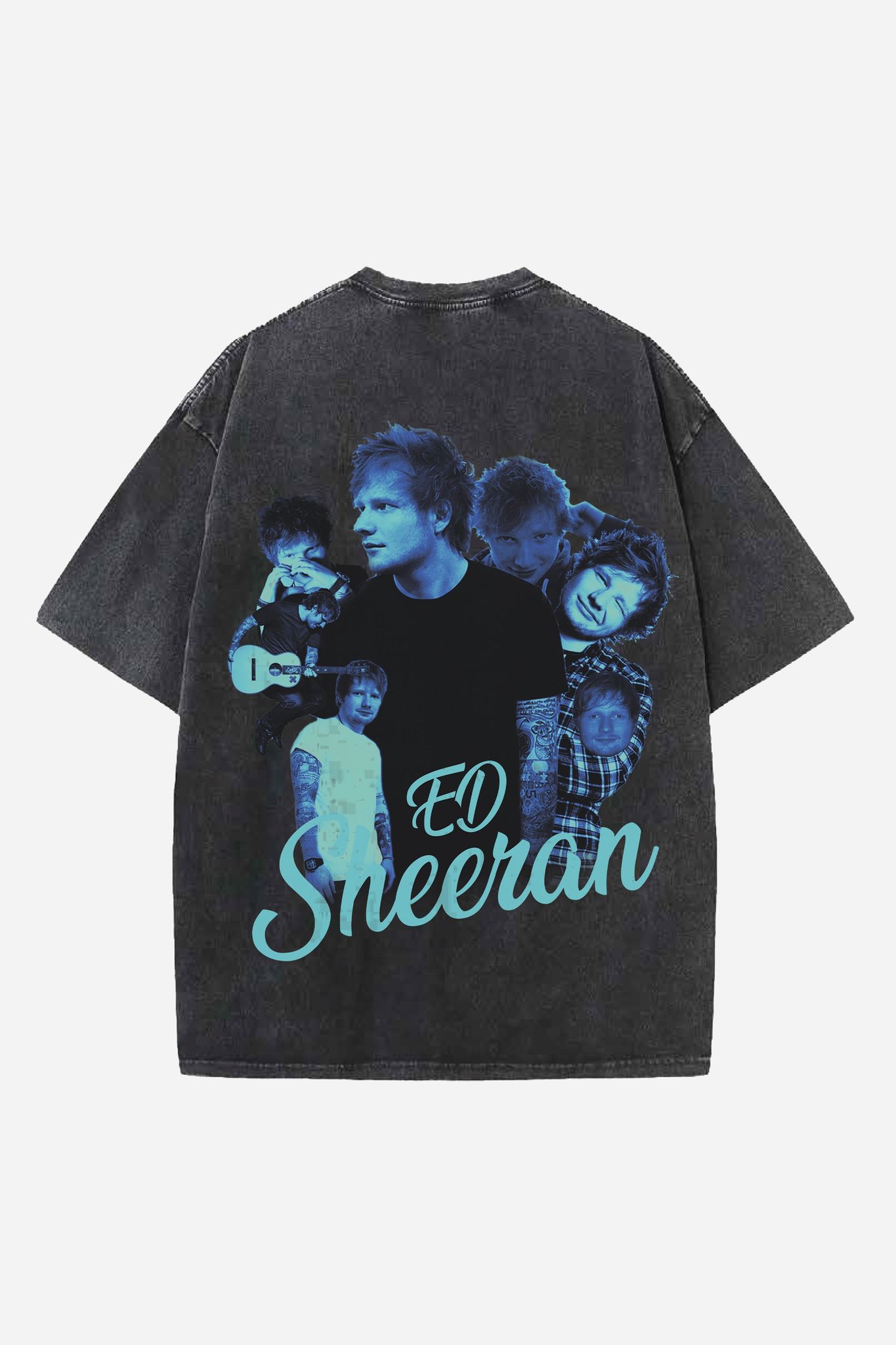 Ed Sheeran Designed Oversized T-shirt-XS / Vintage Black