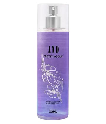 AND Pretty Vogue BodyMist Perfume 200ML Long Lasting Spray Gift For Women Crafted by Ajmal Pack of 1 - 200ml
