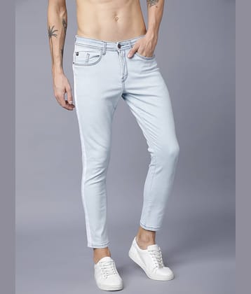 Locomotive Slim Fit Solid Men's Jeans - Light Blue ( Pack of 1 )