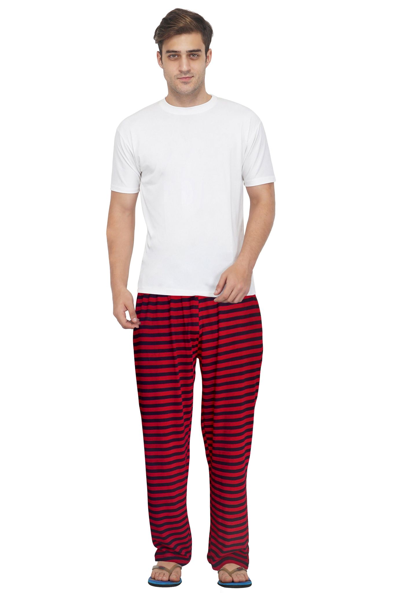 Black and Red Check Pyjama-S