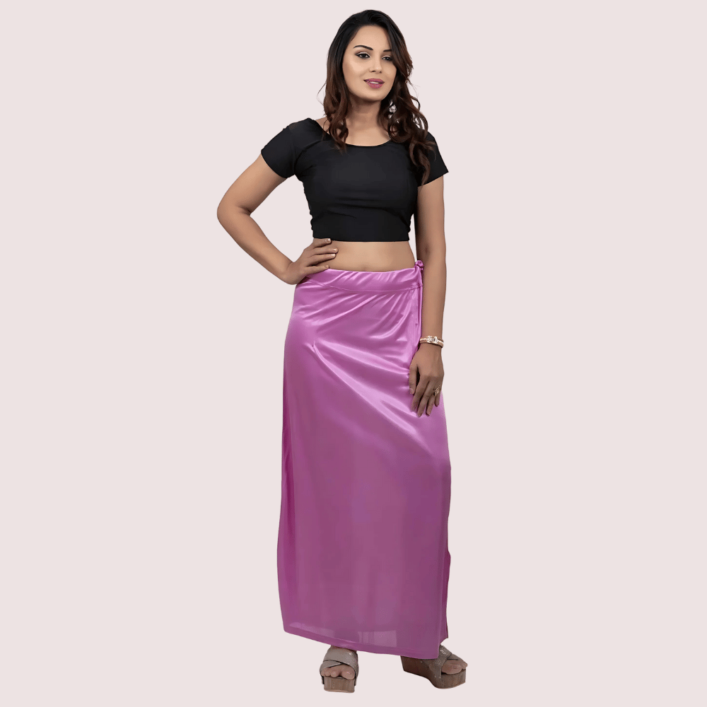 Ladies Underskirt Inskirt Slip Glossy Silk