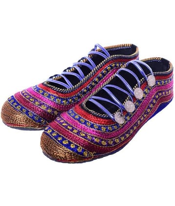 Raj Multi Color Ethnic Footwear