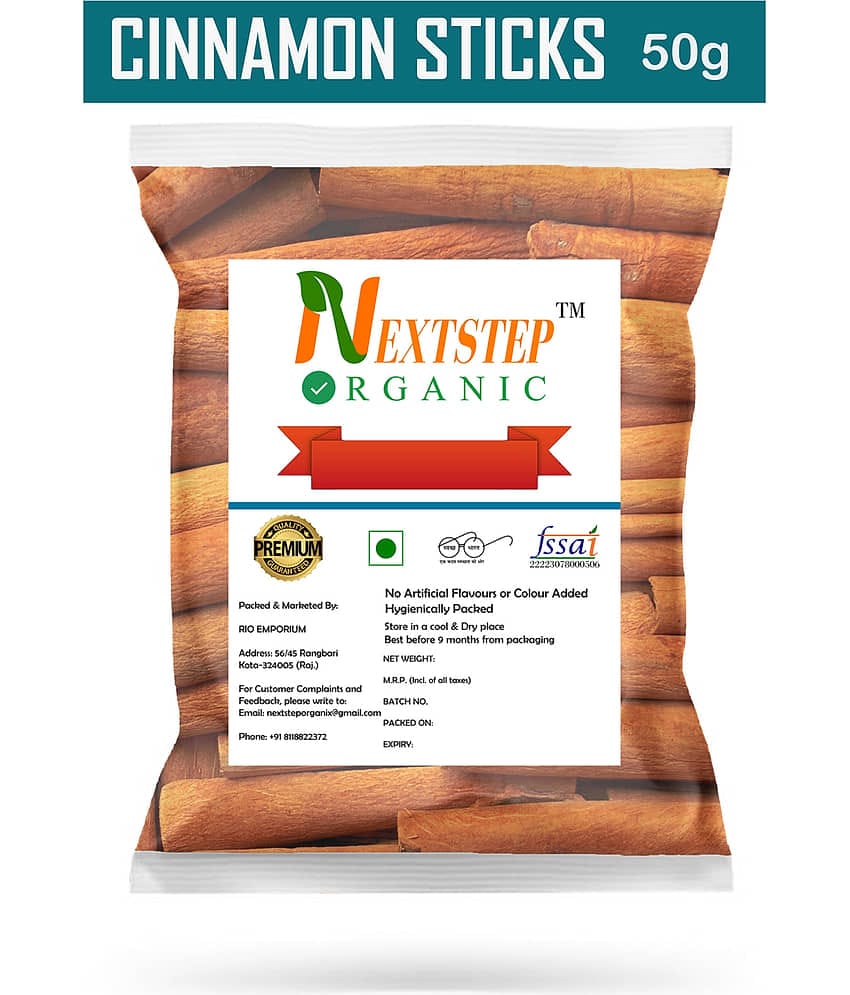 NEXTSTEP ORGANIC Daily Cassia Dalchini Stick (Cinnamon split) 50 gm