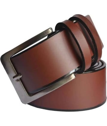 Classic World - Brown PU Men's Formal Belt ( Pack of 1 )