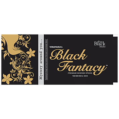 Vinayaka's Black Fantacy Premium Incense Sticks, 60 g