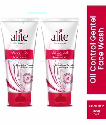 Alite Oil Control Gentle Face Wash with Stearic Acid for Oil Acne Prone Skin 100g ( Pack of 2 )