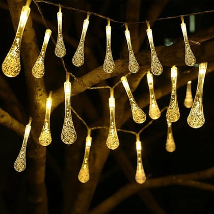 GLOWSERIE  Golden Ambient Hanging Drop Lights for Home Décor