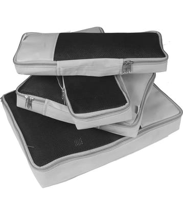 PrettyKrafts Packing Orgnizers Travel Bags (Set of 4), Grey
