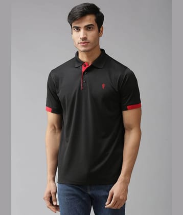 EPPE - Black Polyester Regular Fit Men's Sports Polo T-Shirt ( Pack of 1 )