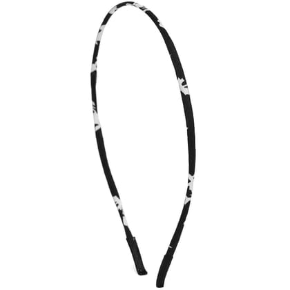 Women Black White Hairband