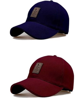 Babji Pack of 2 Cotton Men's Cap ( Multicolor )