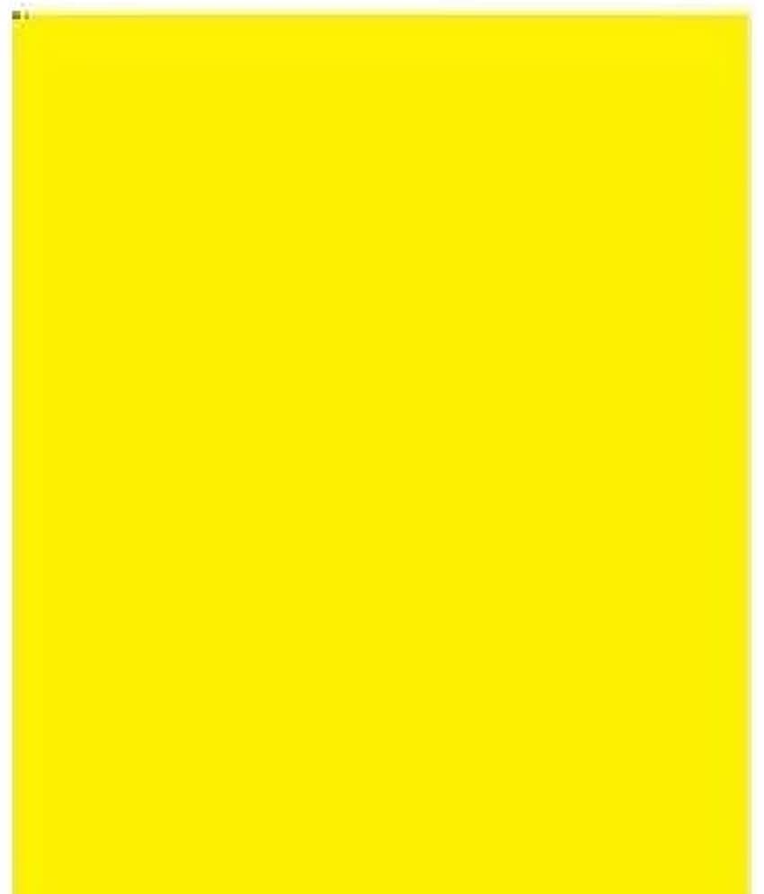 Eclet 40 pcs YELLOW Sheets (180 GSM) Copy Printing Papers/Art and Craft Paper A4 Sheets Double Sided Colored Origami Folding School, Office Stationery (Yellow)