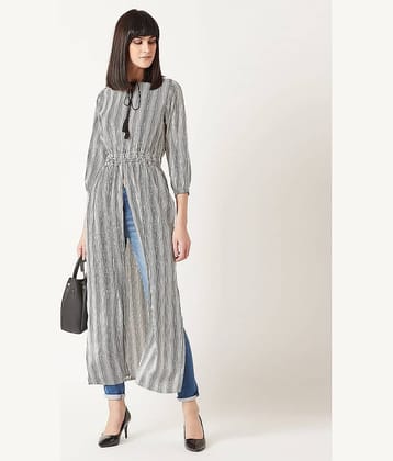 Miss Chase - Black Crepe Women's Tunic ( Pack of 1 )