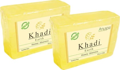 Anuspa Khadi soap 1+1 free