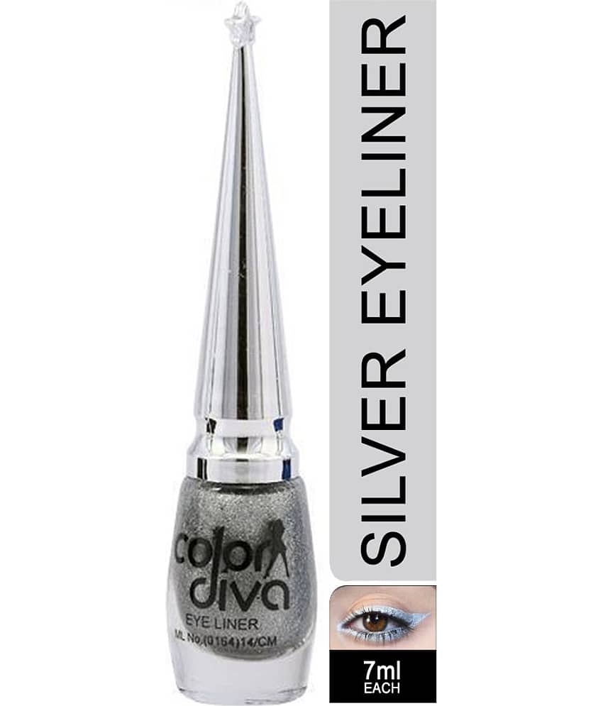 Color Diva Liquid Eyeliner Silver 7 mL