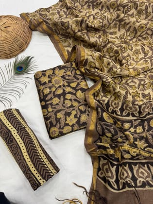 Chanderi Silk Suit Set