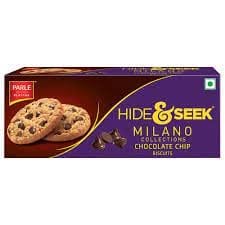 Parle Hide & Seek Milano Collections Chocolate Chip Biscuits 75 Gms