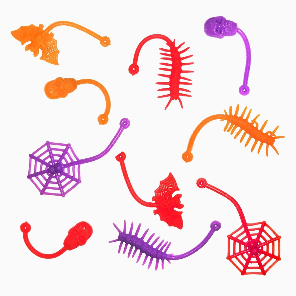 Halloween Sticky & Stretchy Mini Toys - 10 PC - Party and Festive Needs | Buy online on ZillyBuy