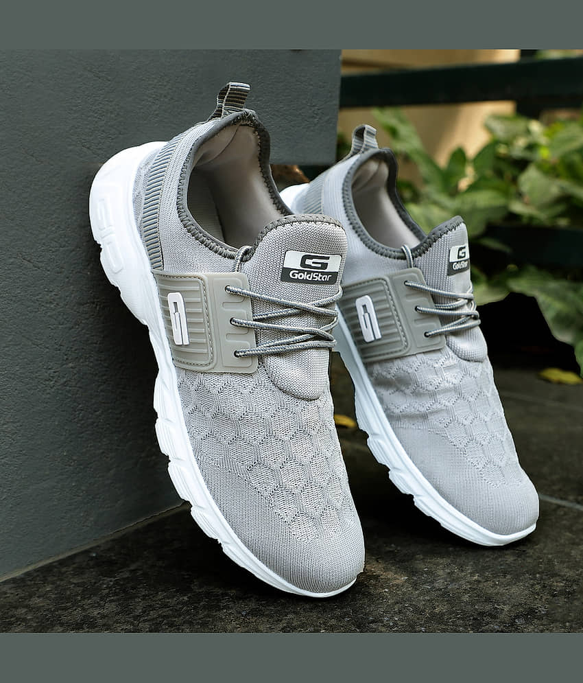 goldstar shoes Gray Men's Sports Running Shoes
