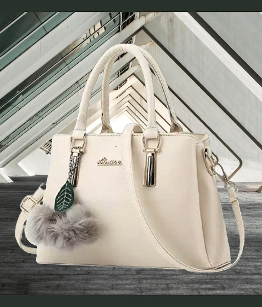 THE MONAINA CEAPT Shoulder Bag PU Set of 1 ( White )