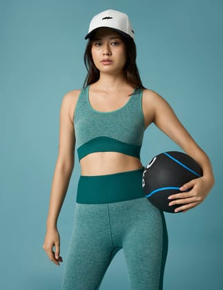 Ascend Crossback Bra-RAINFOREST / S