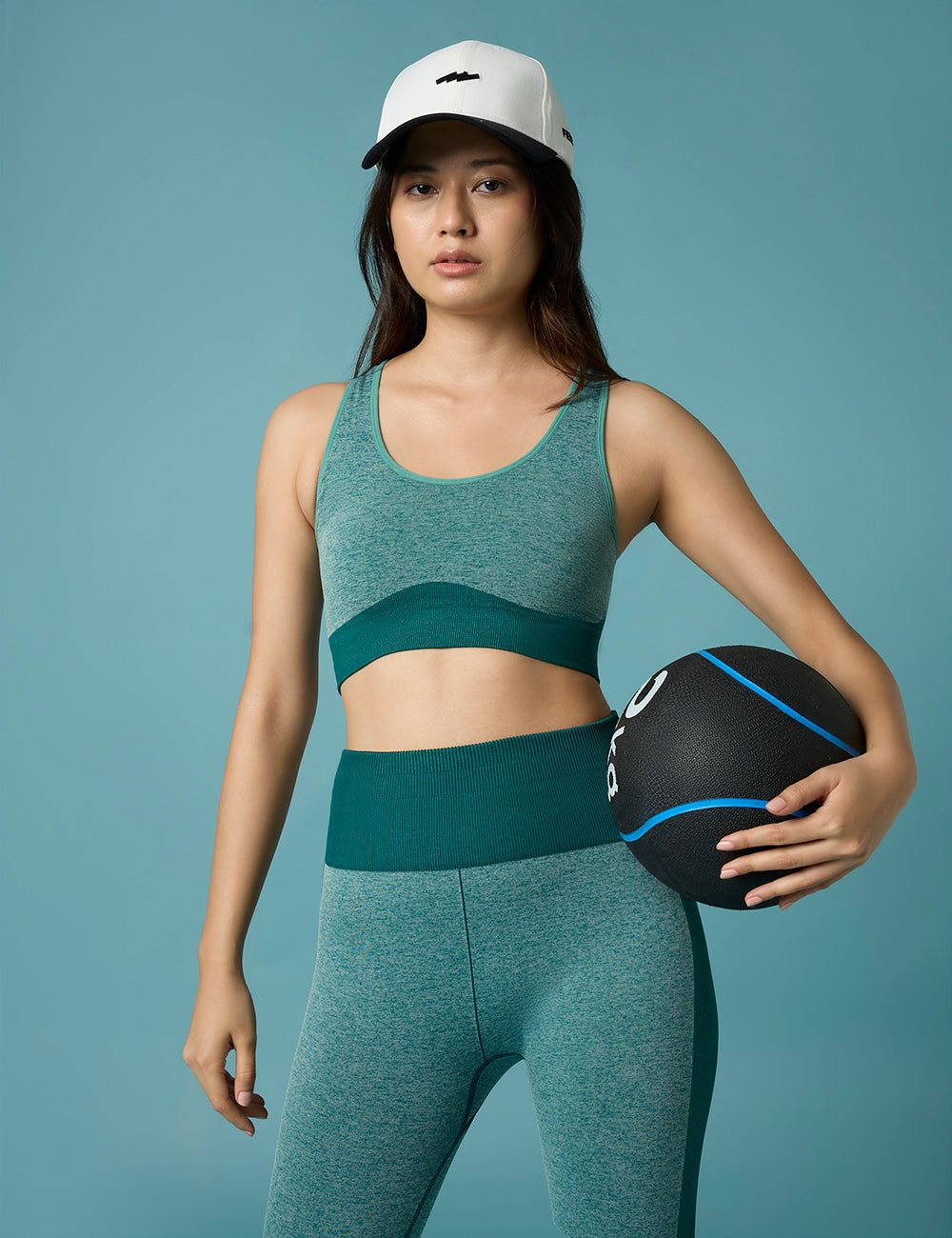 Ascend Crossback Bra-RAINFOREST / S